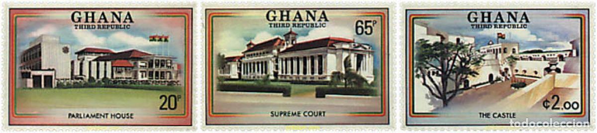 Sellos: 141080 MNH GHANA 1980 INAUGURACION DE LA 3 REPUBLICA