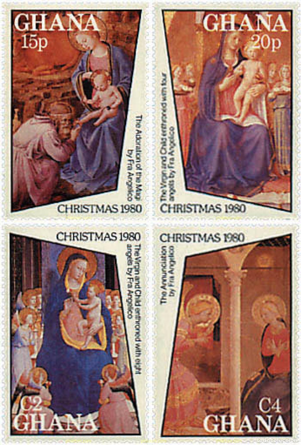 Sellos: 141082 MNH GHANA 1980 NAVIDAD