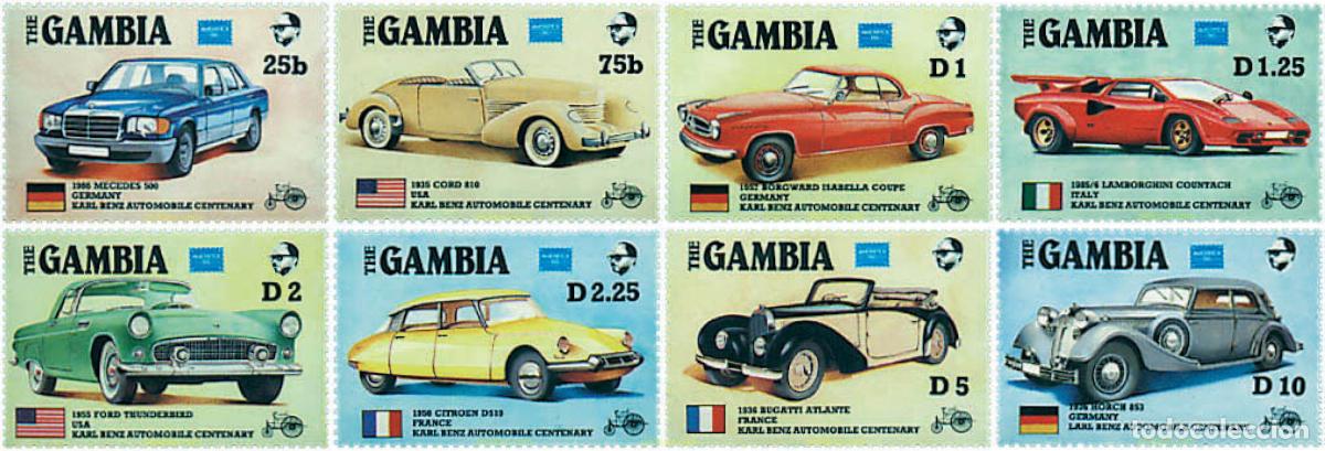 Sellos: 46247 MNH GAMBIA 1986 AMERIPEX 86. EXPOSICION FILATELICA INTERNACIONAL