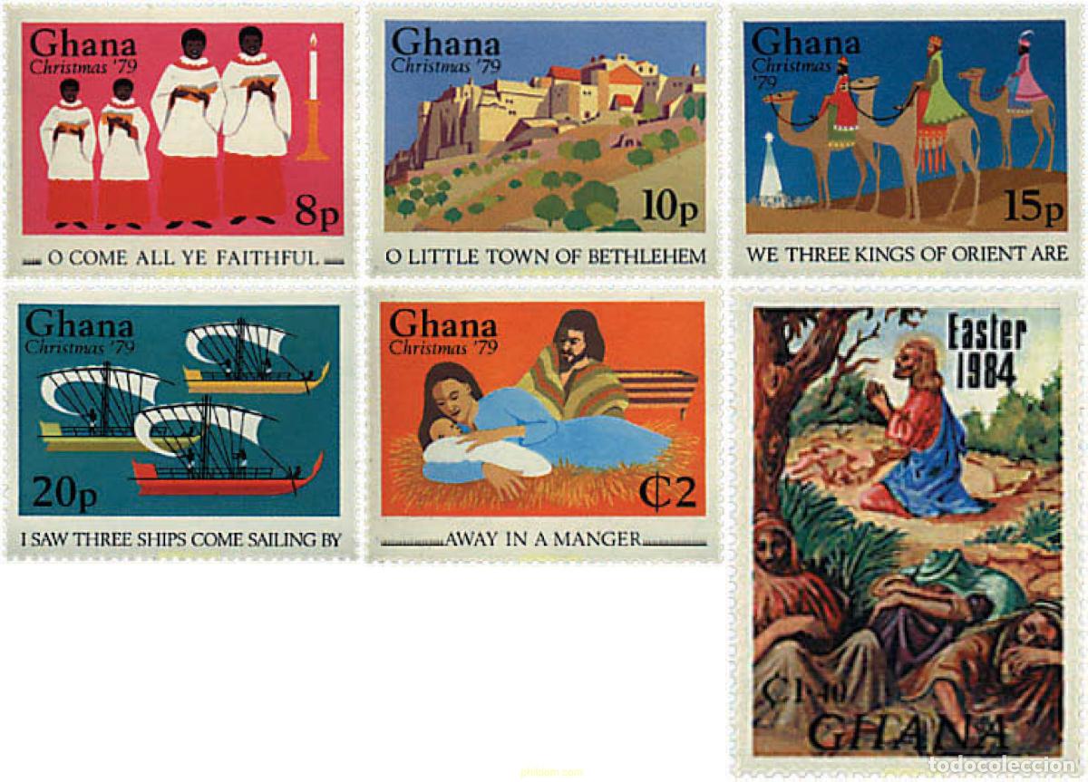 Sellos: 211317 MNH GHANA 1979 NAVIDAD