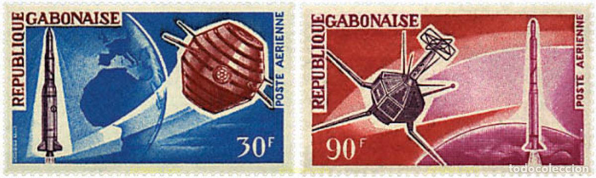 Sellos: 72882 MNH GABON 1966 EXPLORACION DEL ESPACIO