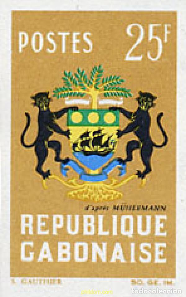 Sellos: 221404 MNH GABON 1964 ESCUDOS