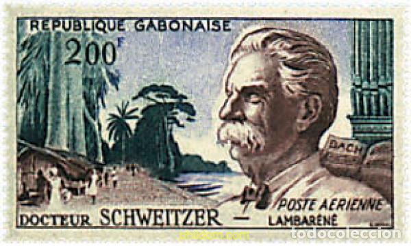 Sellos: 88778 MNH GABON 1960 DOCTOR SCHWEITZER