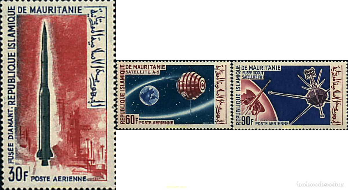 Briefmarken: 160841 MNH MAURITANIA 1966 ASTRONAUTICA FRANCESA
