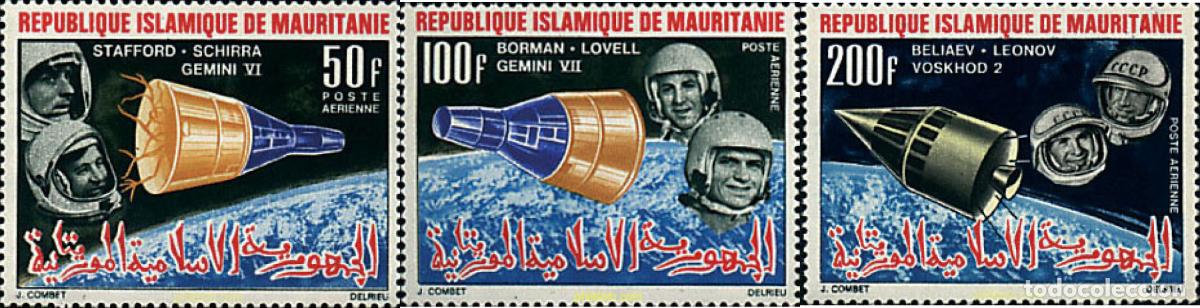 Francobolli: 160850 MNH MAURITANIA 1966 HOMBRES EN EL COSMOS