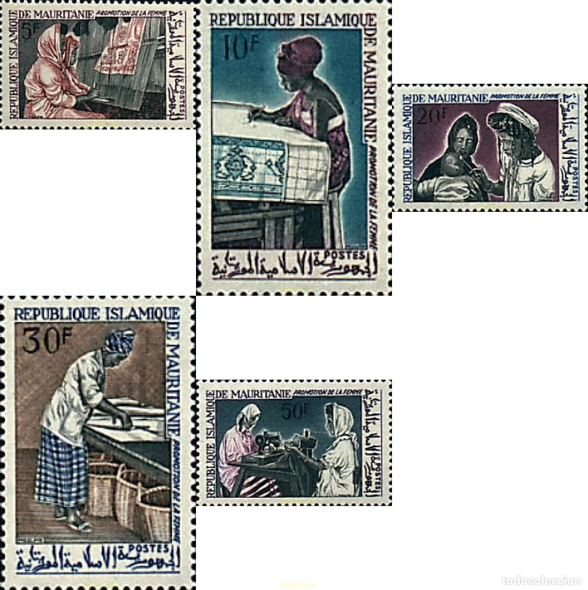 Stamps: 161027 MNH MAURITANIA 1967 PROMOCION DE LA MUJER