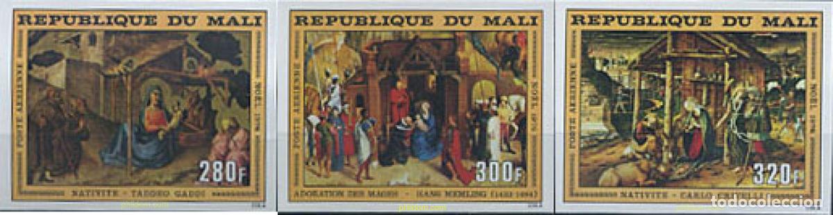 Sellos: 192751 MNH MALI 1976 NAVIDAD. PINTURAS