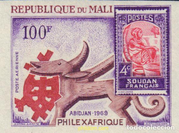 Sellos: 587946 MNH MALI 1969 PHILEXAFRIQUE. EXPOSICION FILATELICA INTERNACIONAL