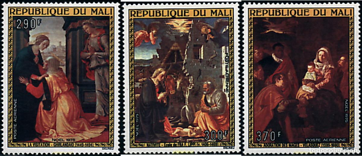 Sellos: 192725 MNH MALI 1975 NAVIDAD. PINTURAS