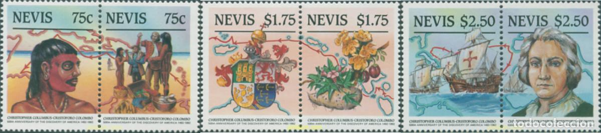 Sellos: 304264 MNH NEVIS 1986 500 ANIVERSARIO DEL DESCUBRIMIENTO DE AMERICA