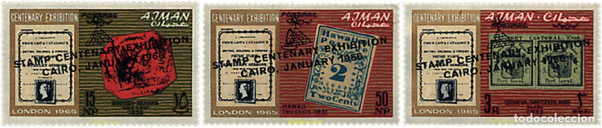 Sellos: 678273 MNH AJMAN 1966 EXPOSICION FILATELICA