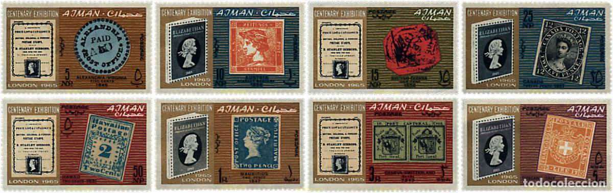 Sellos: 60123 MNH AJMAN 1965 125 ANIVERSARIO DEL SELLO