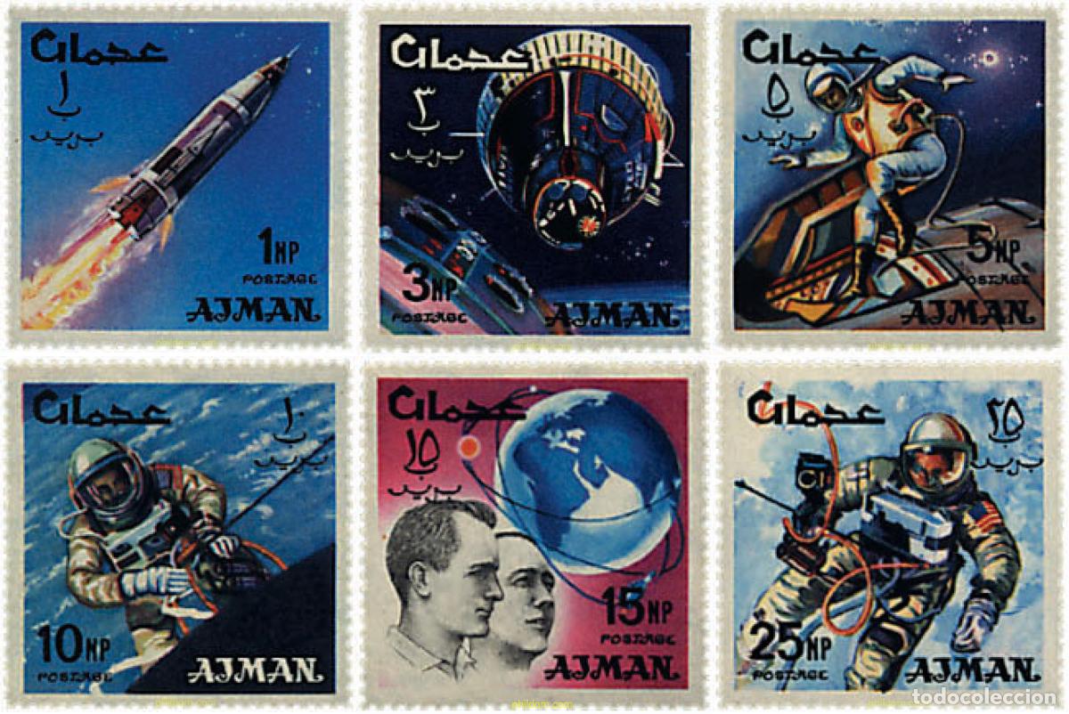 Sellos: 680156 MNH AJMAN 1966 CONQUISTA DEL ESPACIO