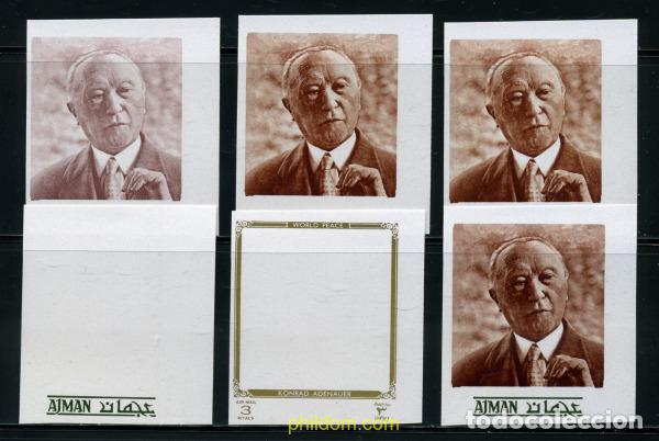 Sellos: 199339 MNH AJMAN 1970 CAMPA&Ntilde;A PARA LA PAZ MUNDIAL