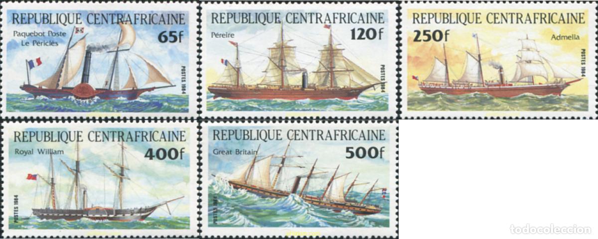 Sellos: 118827 MNH CENTROAFRICANA 1984 BARCA REAL ANANTANAKKHARAT