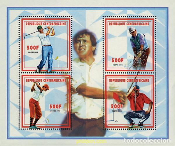 Sellos: 375487 MNH CENTROAFRICANA 1998 EL DEPORTE Y SUS CAMPEONES