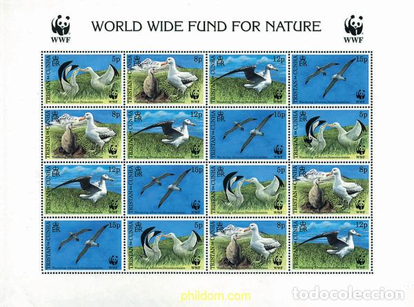 Sellos: 12740 MNH TRISTAN DA CUNHA 1999 ALBATROS ERRANTE