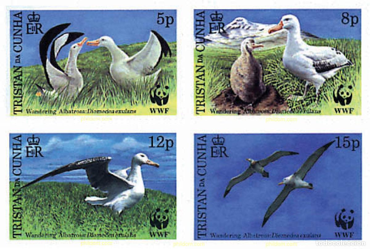 Sellos: 75192 MNH TRISTAN DA CUNHA 1999 ALBATROS ERRANTE