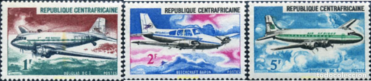 Sellos: 343395 MNH CENTROAFRICANA 1967 AVIONES