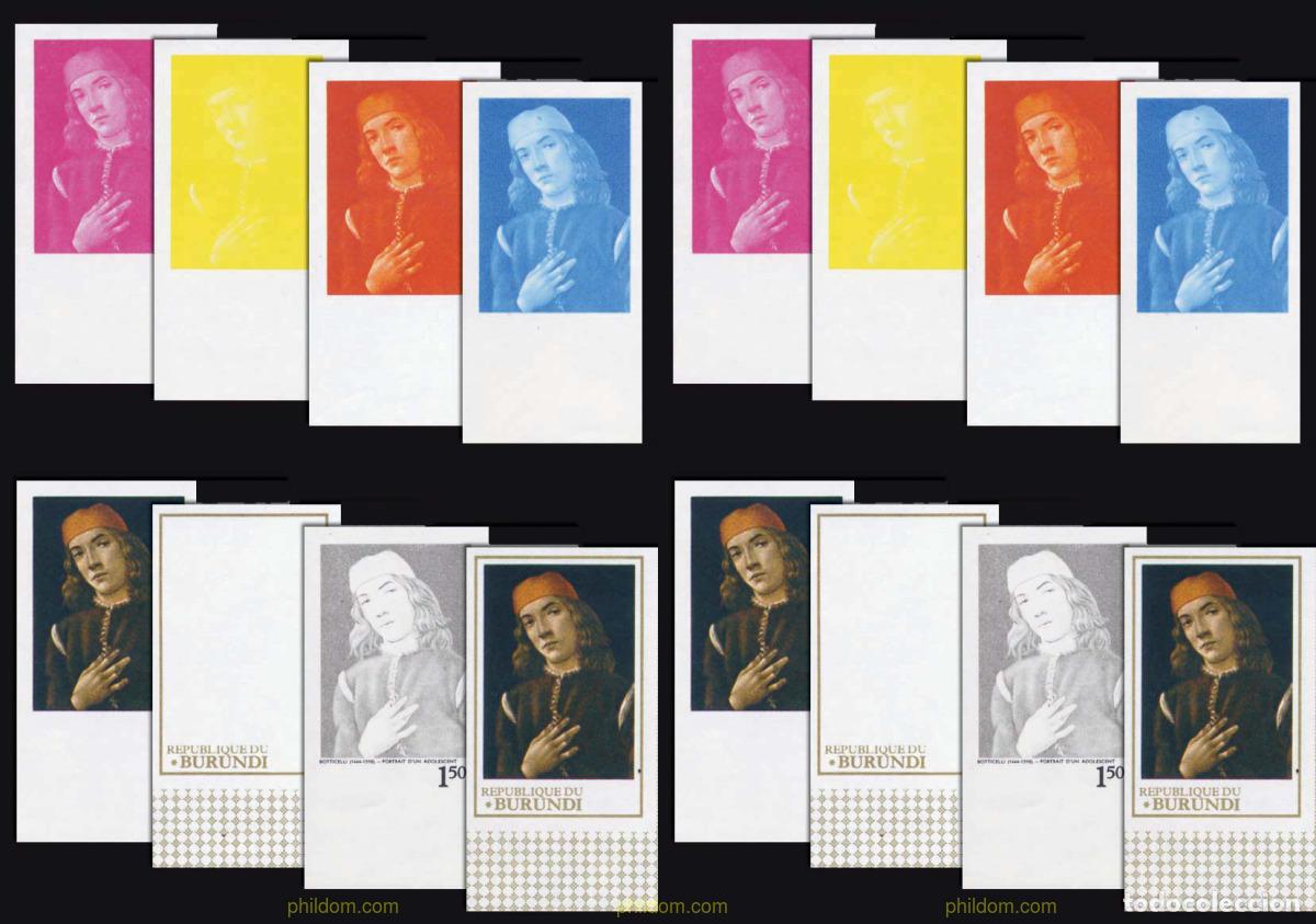 Sellos: 204184 MNH BURUNDI 1968 PINTURAS