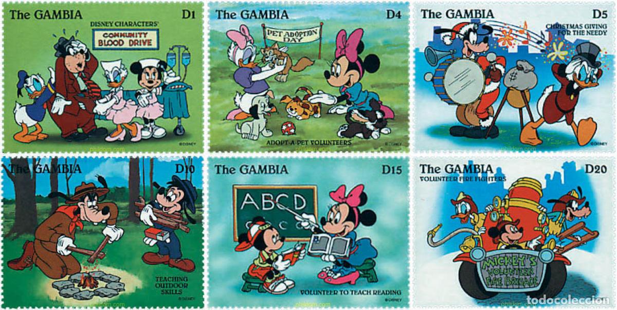 Sellos: 48475 MNH GAMBIA 1996 VOLUNTARIADO