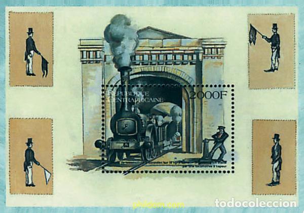 Sellos: 375697 MNH CENTROAFRICANA 1999 LOCOMOTORAS