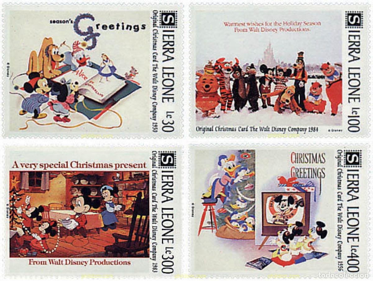 Sellos: 249520 MNH SIERRA LEONA 1991 POSTALES DE NAVIDAD