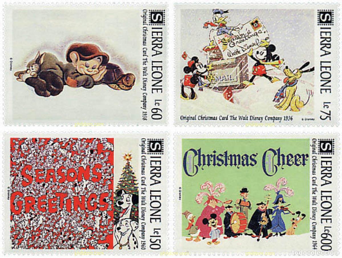Sellos: 572644 MNH SIERRA LEONA 1991 POSTALES DE NAVIDAD