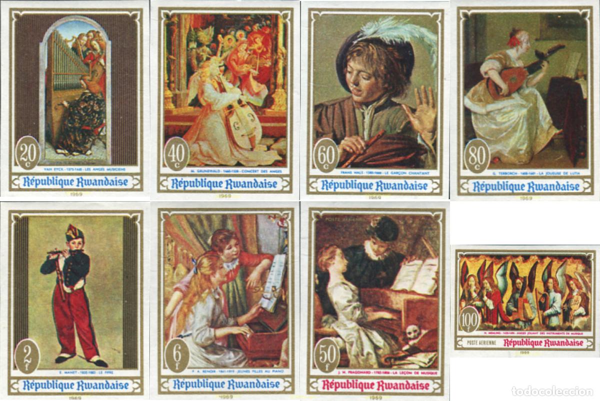 Sellos: 18528 MNH RUANDA 1969 PINTURAS