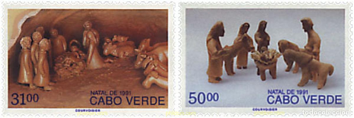 Sellos: 49327 MNH CABO VERDE 1991 NAVIDAD