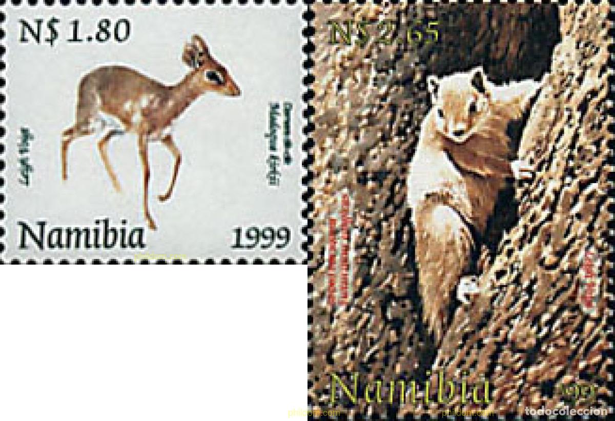 Sellos: 40592 MNH NAMIBIA 1999 FAUNA. EMISION PARA LA JUVENTUD
