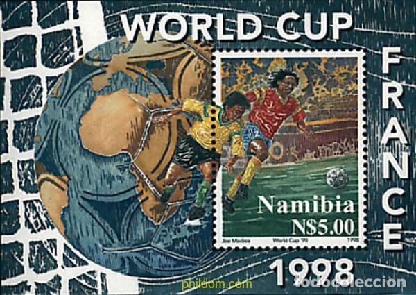 Sellos: 41219 MNH NAMIBIA 1998 COPA DEL MUNDO DE FUTBOL. FRANCIA-98