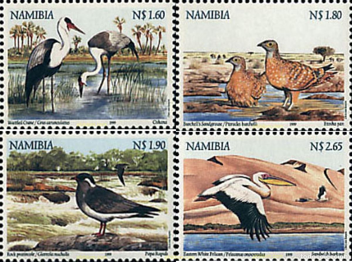 Sellos: 41860 MNH NAMIBIA 1999 AVES