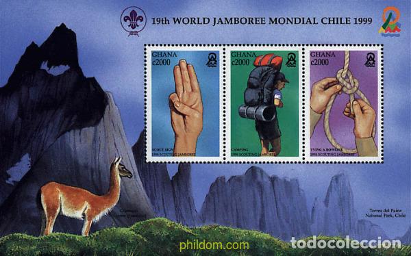 Sellos: 273285 MNH GHANA 1998 19 JAMBOREE MUNDIAL EN CHILE