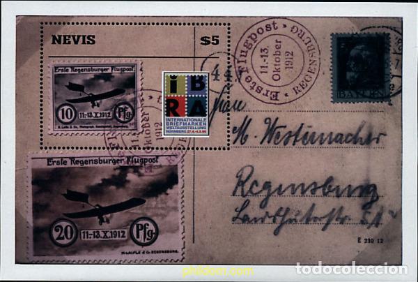 Sellos: 647673 MNH NEVIS 1999 IBRA 99 Y PHILEXFRANCE 99. EXPOSICIONES FILATELICAS INTERNACIONALES