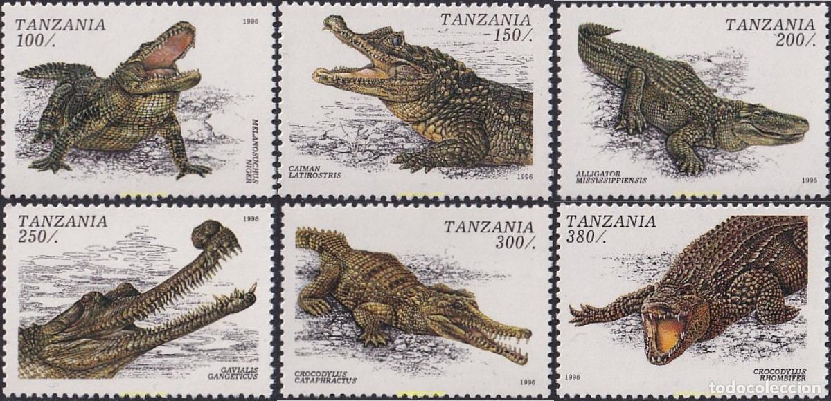 Sellos: 790076 MNH TANZANIA 1996 COCODRILOS