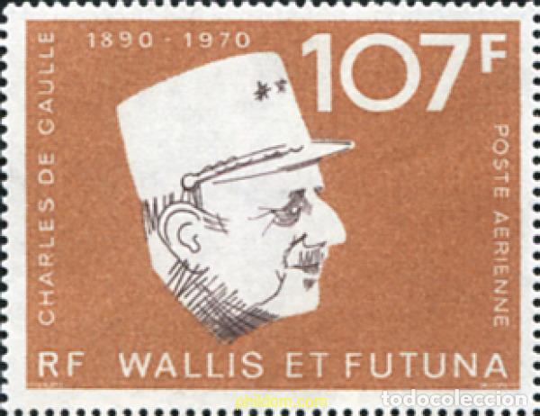 Sellos: 575556 MNH WALLIS Y FUTUNA 1973 GENERAL CHARLES DE GAULLE