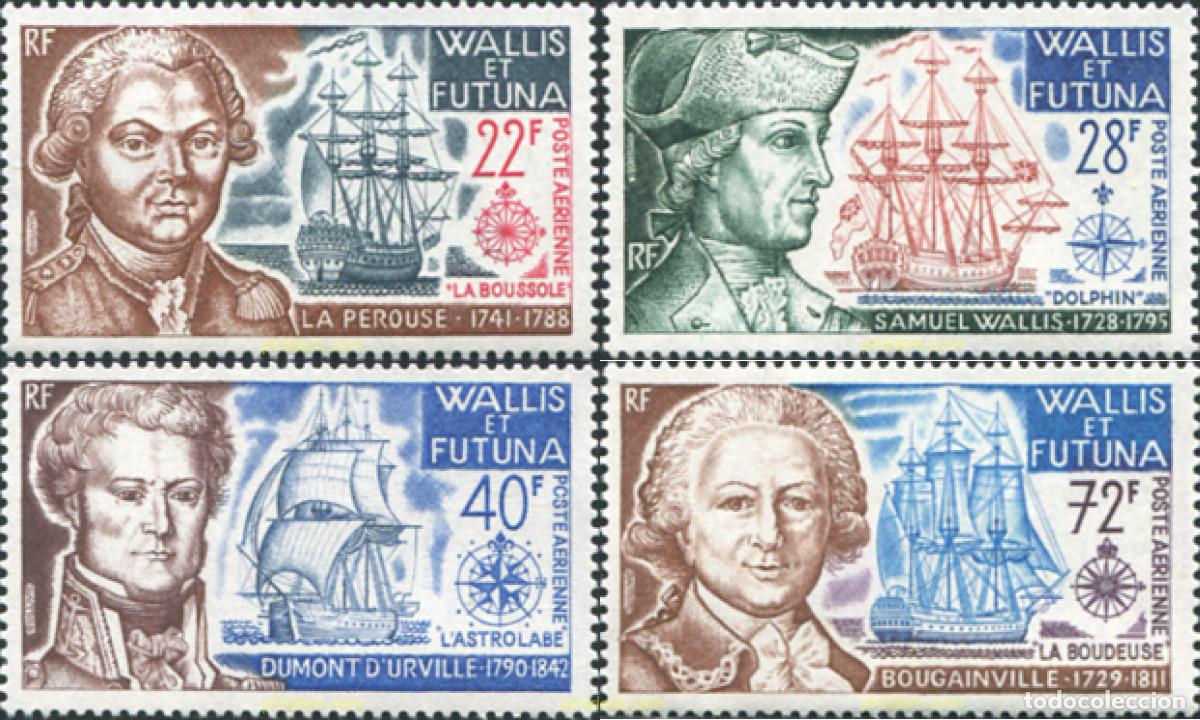 Sellos: 575553 MNH WALLIS Y FUTUNA 1973 VELEROS Y NAVAGANTES