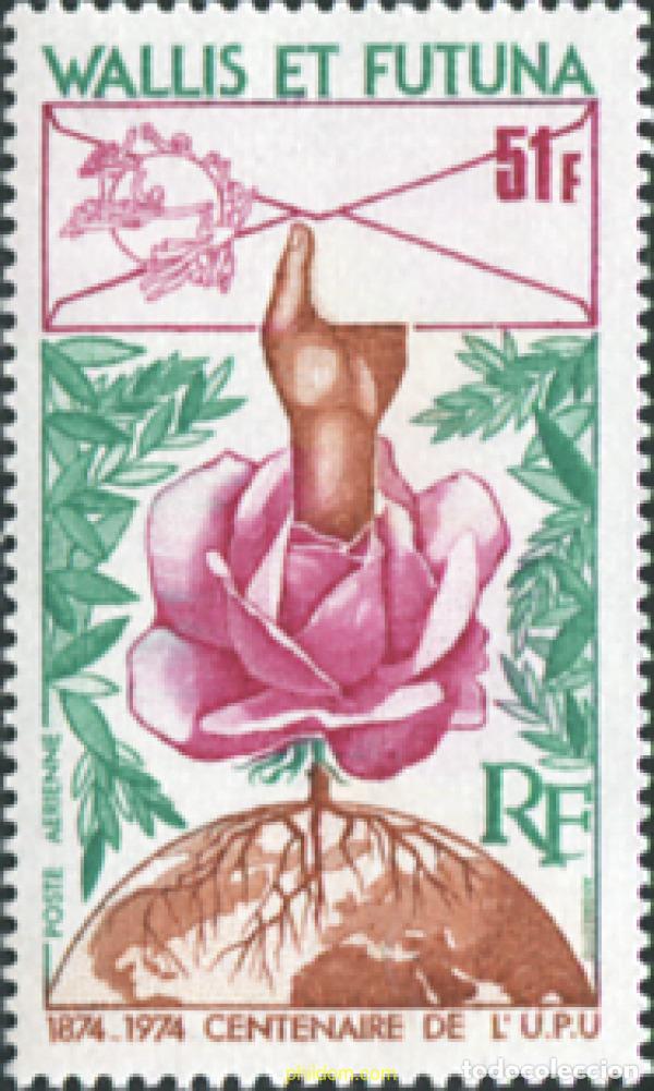 Sellos: 14091 MNH WALLIS Y FUTUNA 1974 CENTENARIO DE LA UNION POSTAL UNIVERSAL