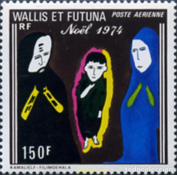 Sellos: 308086 MNH WALLIS Y FUTUNA 1974 NAVIDAD