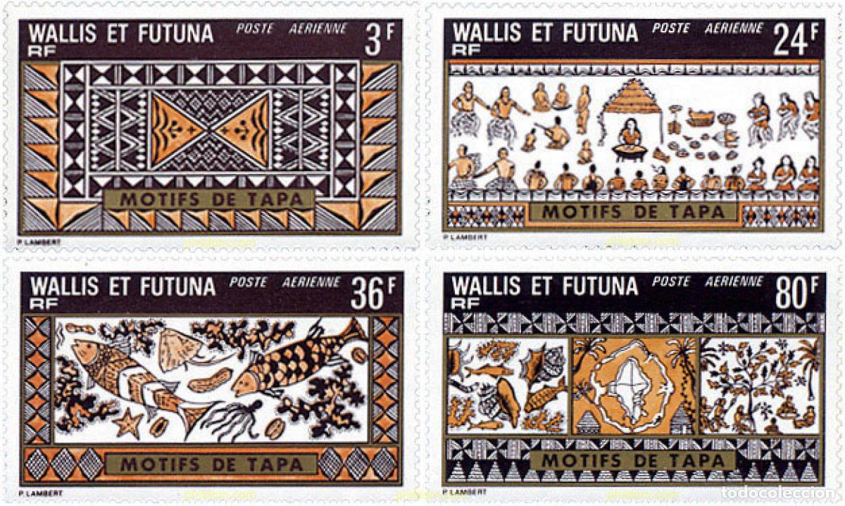Sellos: 148350 MNH WALLIS Y FUTUNA 1975 MOTIVOS DE TAPA