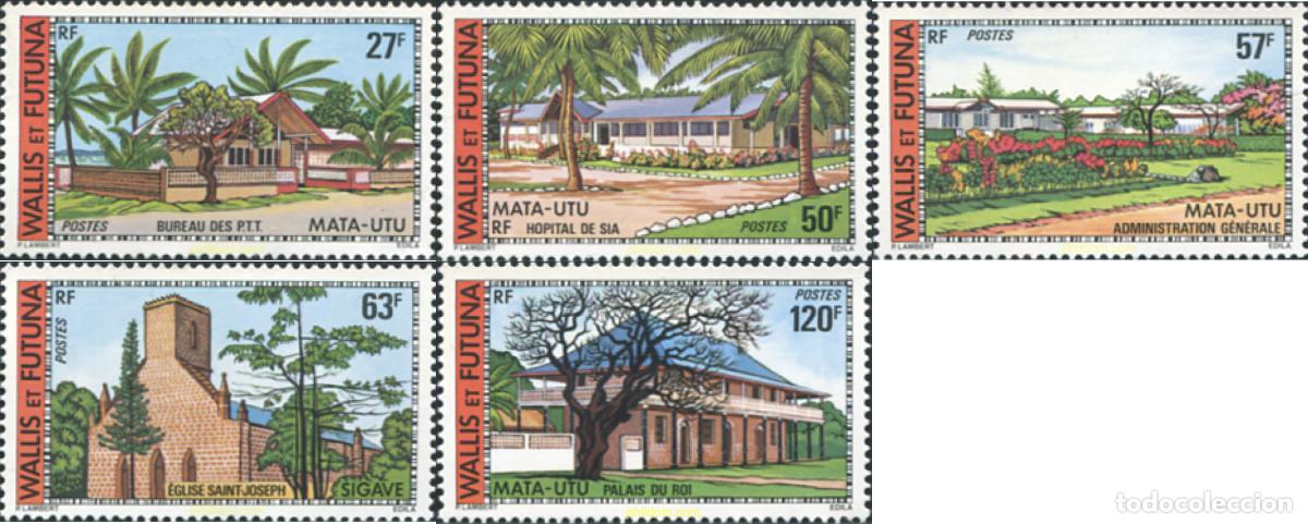 Sellos: 574222 MNH WALLIS Y FUTUNA 1977 EDIFICIOS