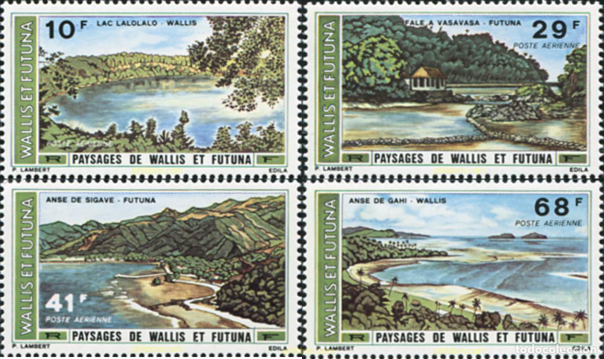 Sellos: 575562 MNH WALLIS Y FUTUNA 1975 PAISAJES