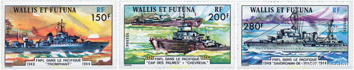 Sellos: 148126 MNH WALLIS Y FUTUNA 1978 FUERZAS NAVALES FRANCESAS LIBRES EN EL PACIFICO