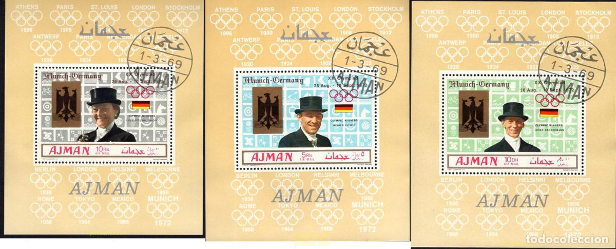 Sellos: 668658 USED AJMAN 1969 20 JUEGOS OLIMPICOS VERANO MUNICH 1972