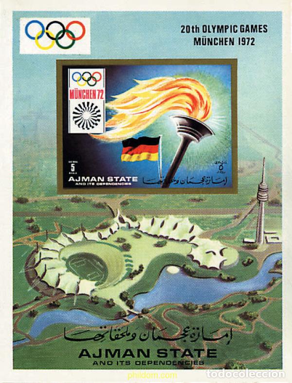 Sellos: 18649 MNH AJMAN 1971 20 JUEGOS OLIMPICOS VERANO MUNICH 1972