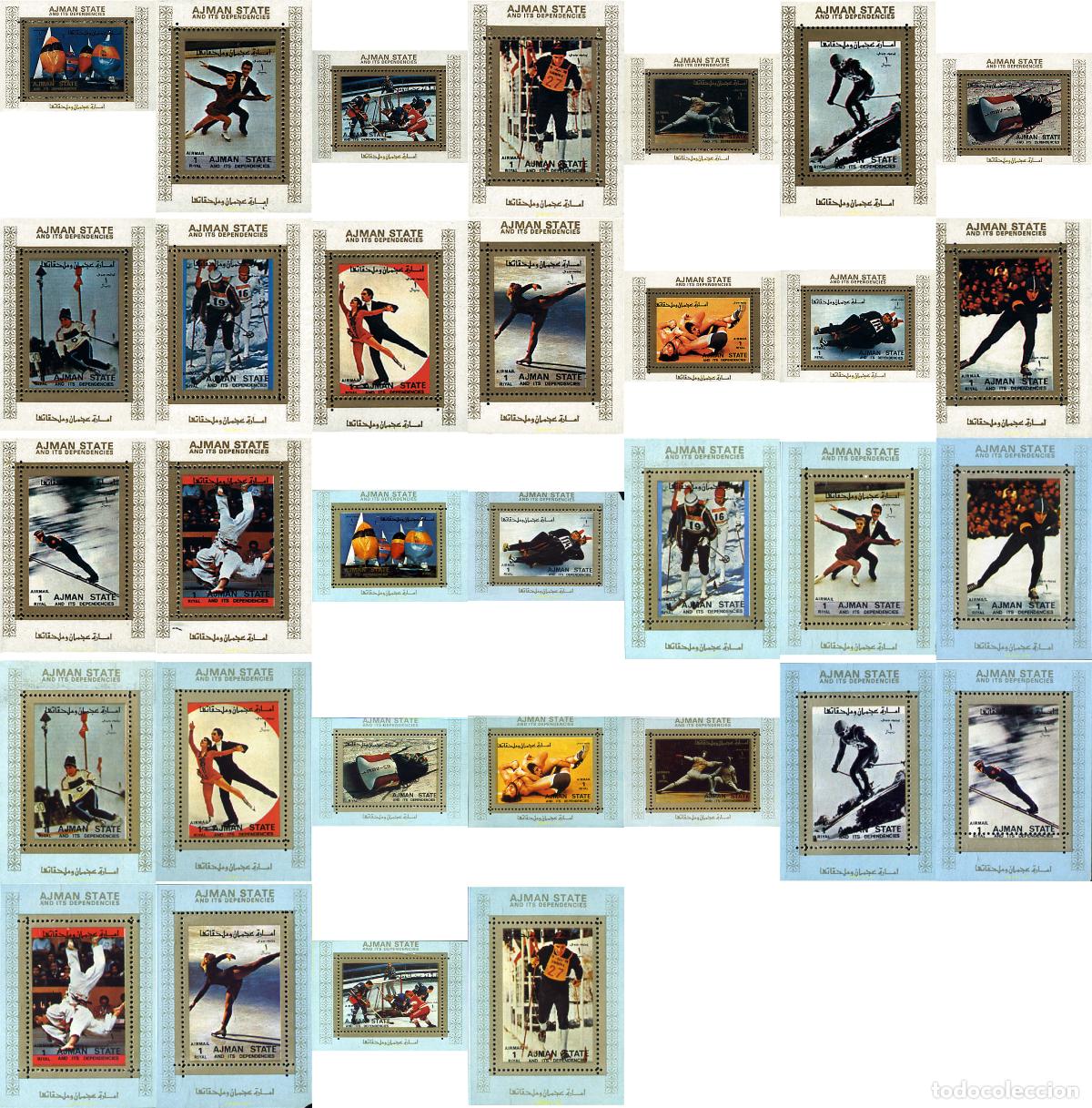 Sellos: 1630 MNH AJMAN 1973 JUEGOS OLIMPICOS