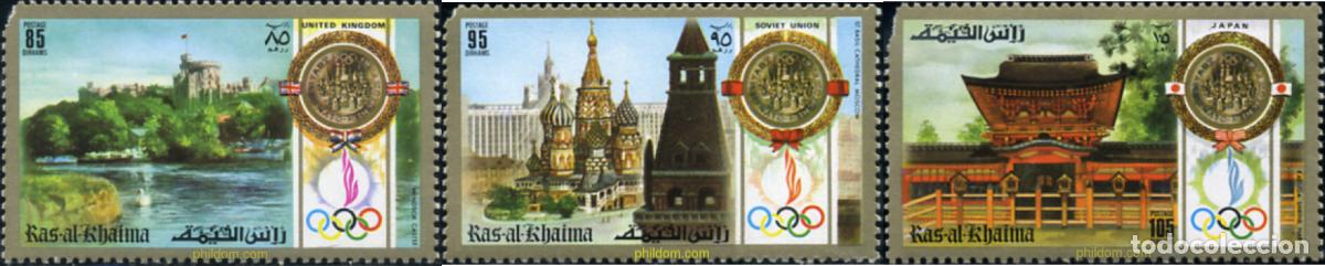 Sellos: 340805 HINGED RAS AL KHAIMA 1972 20 JUEGOS OLIMPICOS VERANO MUNICH 1972