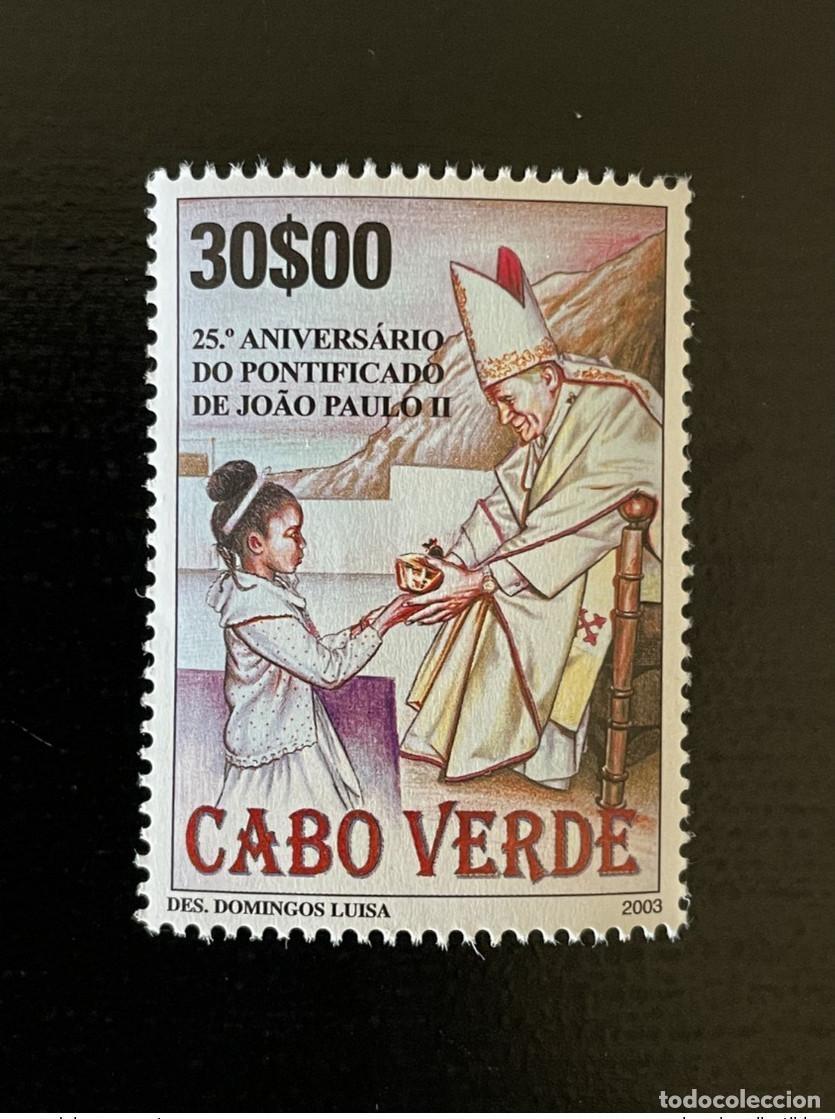 Sellos: Cabo Verde 2003 mayo 842 Papa Joao Paulo II Papst Juan Pablo