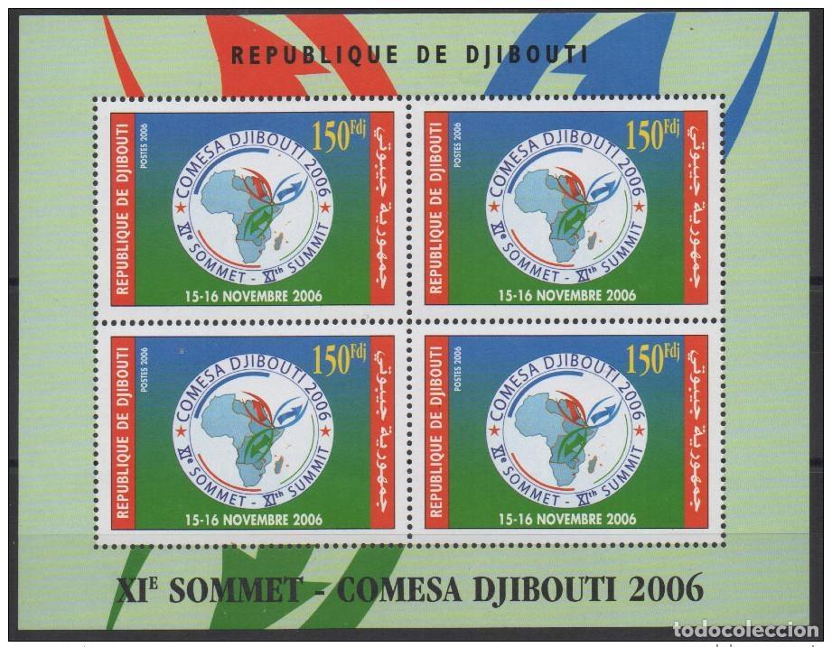 Sellos: Djibouti Dschibuti 2006 hoja de bloques Cumbre Kleinbogen del COMESA Mi. 809